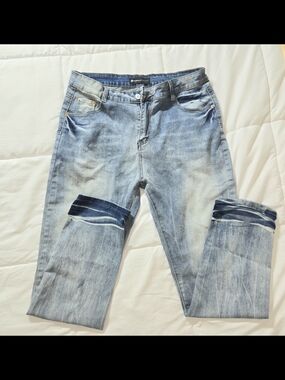 Purple Brand Men's Skinny Light Wash Denim Jeans 32x29